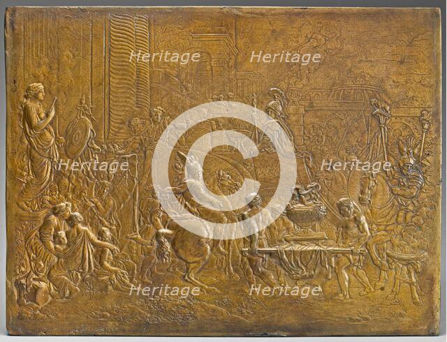 Entry of Alexander the Great into Babylon, or The Triumph of Alexander, 18th century. Creator: Unknown.