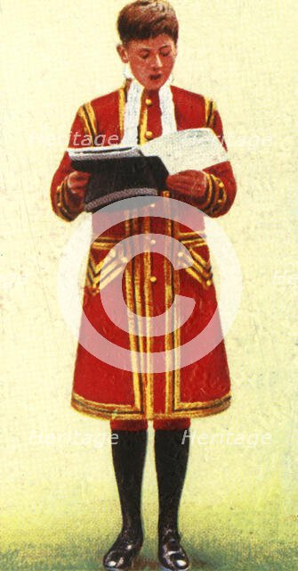 'One of the Children of H.M.'s Chapels Royal', 1937. Creator: Unknown.