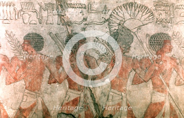 Relief with Soldiers, Temple of Hatschepsut. Artist: Unknown