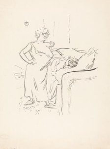 Man and Woman. Creator: Henri de Toulouse-Lautrec.