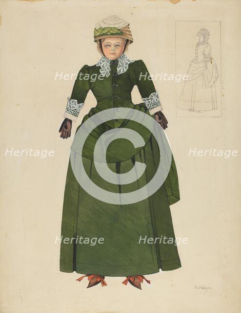 Doll, c. 1936. Creator: Grace Halpin.