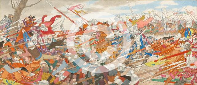 The Turmoil of Conflict (Joan of Arc series: IV), c. late 1909-early 1913. Creator: Louis Maurice Boutet de Monvel.