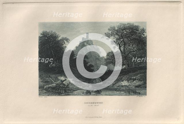 Das Malerische und Romantische Rheinland: Ehrenburg an der Mosel, 1928. Creator: Henry Winkles (British, 1801-1900); Kurt Schroeder.