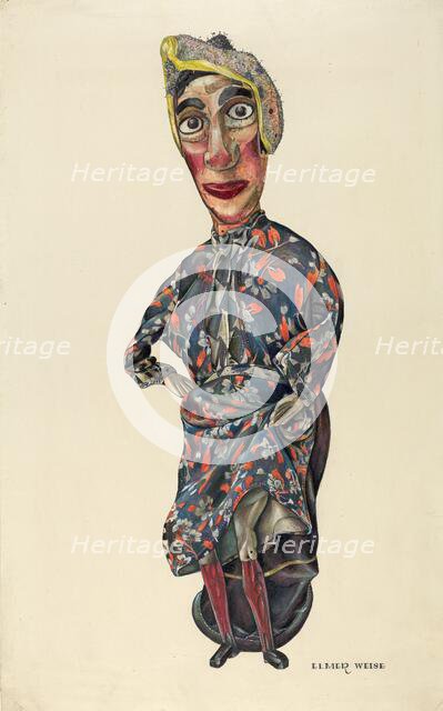 Punch's Sweatheart, c. 1938. Creator: Elmer Weise.