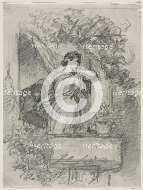 On the Balcony. Creator: Célestin François Nanteuil (French, 1813-1873).