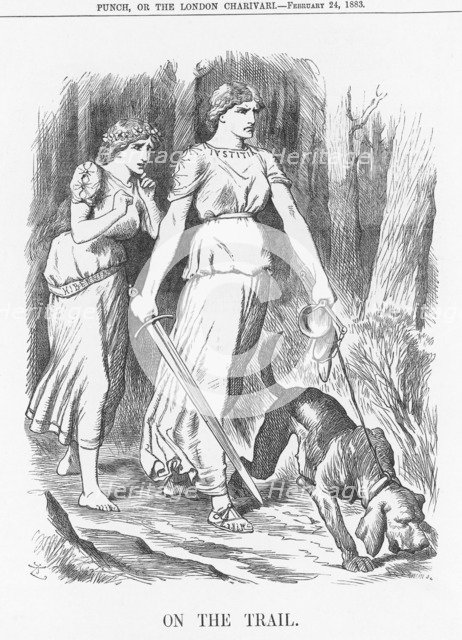 'On the Trail', 1883. Artist: Joseph Swain