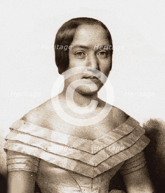 Portrait of the operatic soprano Marianna Barbieri-Nini (1818-1887), the first Lucrezia in I Due Fo