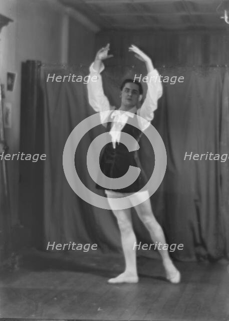 Swiskaya, Countess, male dance partner of, between 1917 and 1929. Creator: Arnold Genthe.