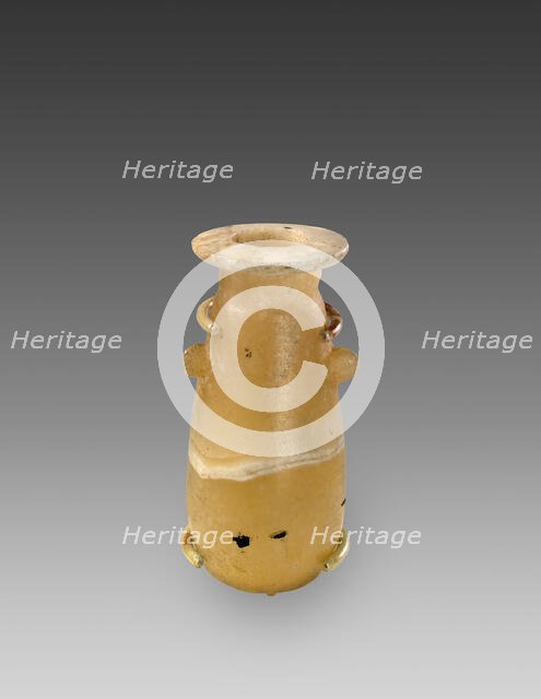 Alabastron (Container for Scented Oil), Egypt, 7th century BCE/1st century CE. Creator: Unknown.