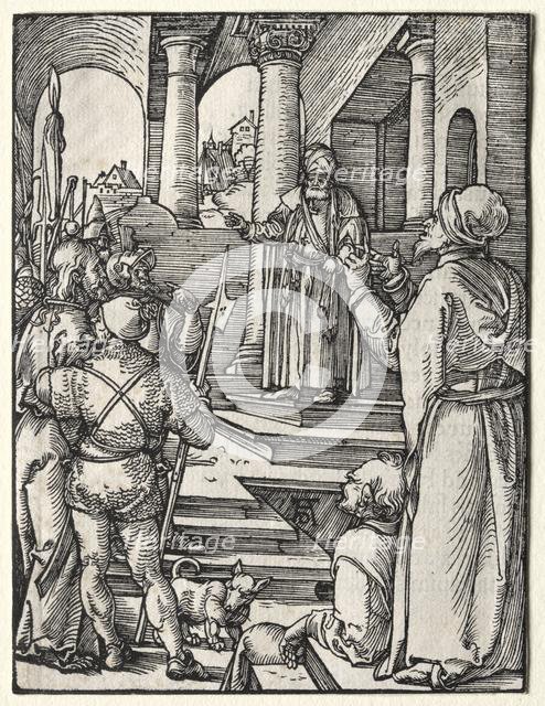 The Small Passion: Christ Before Pilate, c. 1509-1511. Creator: Albrecht Dürer (German, 1471-1528).
