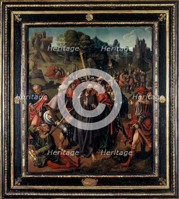 The Capture of Christ, Early16th cen.. Creator: Engebrechtsz., Cornelis (ca. 1462-1527).