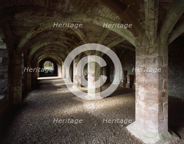 Undercroft of Lanercost Priory, Cumbria, c2000s(?). Artist: Unknown.