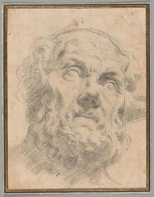 Head of an Old Man, possibly Seneca, c. 1620. Creator: Unknown.
