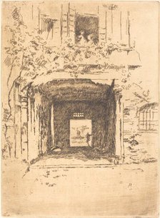 Doorway and Vine, 1879-1880. Creator: James Abbott McNeill Whistler.