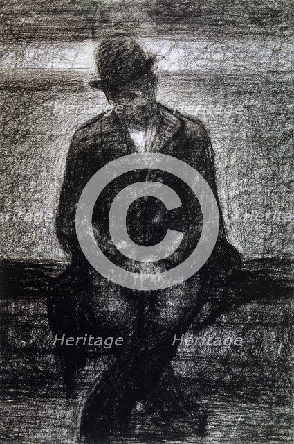 'Vagabond', c1880-1891 Artist: Georges-Pierre Seurat