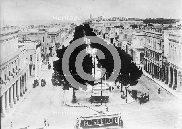 Cuba. Street Scene In Havana, 1911. Creator: Harris & Ewing.