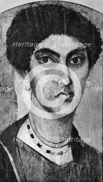 Portrait of a lady, Al-Fayyum, Egypt, 2nd century (1936). Artist: Unknown