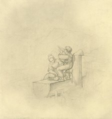 'Am Brunnen', mid-late 19th century, (c1924). Creator: Carl Spitzweg.