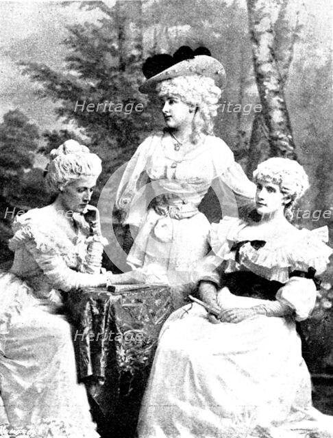 Lady Wolseley's costume ball at the Royal Hospital, Dublin, 1895. Creator: Lafayette.