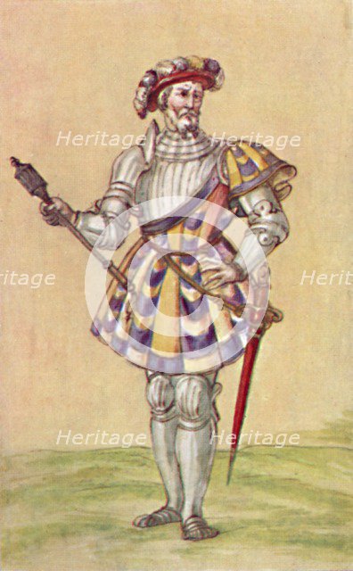 'Soldiers of the Tudor Period', c16th century, (1903). Artist: Unknown.