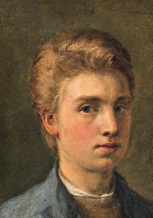 Self-portrait, 1863. Creator: Holger Roed.