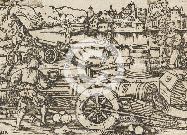 Firing Cannon, 1550. Creator: David Kannel.