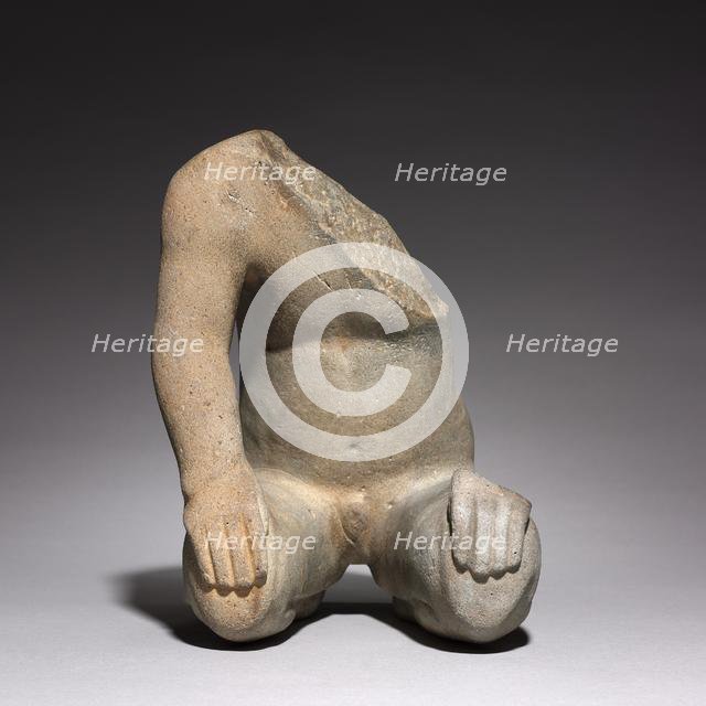 Kneeling Figure, c. 1200-600 BC. Creator: Unknown.