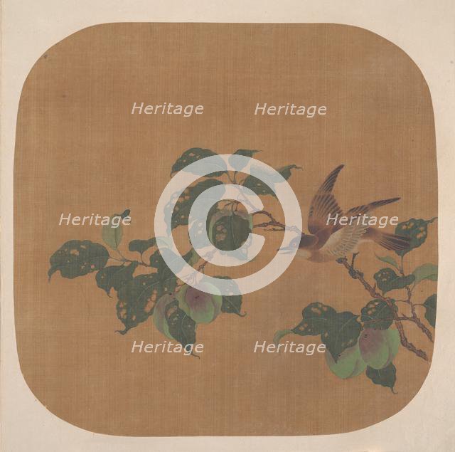 Branch of Flowering Tree with Bird. Creator: Unknown.