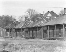 Negro houses, Vicksburg, Mississippi, 1936. Creator: Walker Evans.