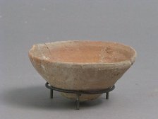 Footless Cup or Lid, Coptic, 4th-7th century. Creator: Unknown.