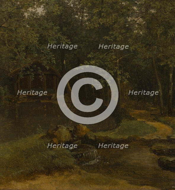 View from Villa Borghese in Rome, About 1800. Creator: Pierre-Athanase Chauvin.