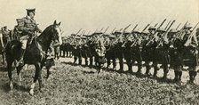 General Sir William Robertson inspecting British troops in Germany, First World War, 1919, (c1920). Creator: Unknown.