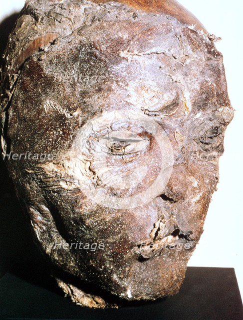 Mummified head of a Scythian chief, 5th century BC. Artist: Unknown