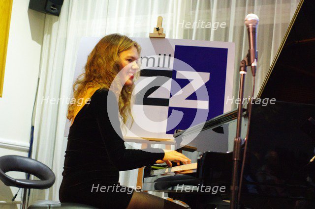 Kathrine Windfield, Watermill Jazz Club, Dorking, Surrey, 8 Sept. 2018. Creator: Brian O'Connor.