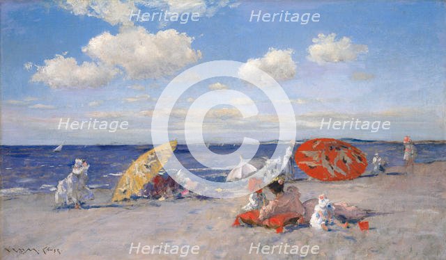 At the Seaside, ca. 1892. Creator: William Merritt Chase.