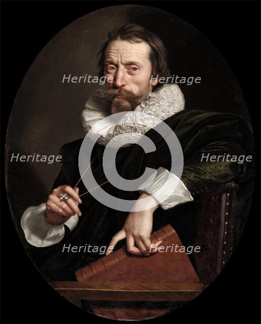 Portrait of the Italian Poet, Giambattista Marino, c1621. Creator: Frans Pourbus the Younger.