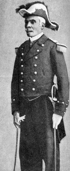 François C. Antoine Simon, president of Haiti, dressed as an admiral, 1922. Artist: Unknown