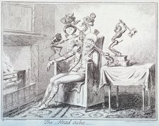 'The head ache', 1835. Artist: George Cruikshank