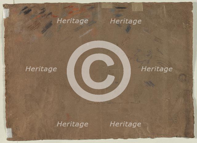 Sketch of a Head, 1780s?. Creator: Gaetano Gandolfi (Italian, 1734-1802).