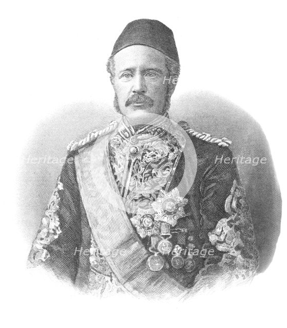 'General Gordon', c1880. Artist: Adams and Scanlan.