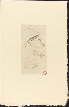 The Explorer Vicomte de Brettes (L'explorateur L.J. Vicomte de Brettes?), 1898. Creator: Henri de Toulouse-Lautrec.