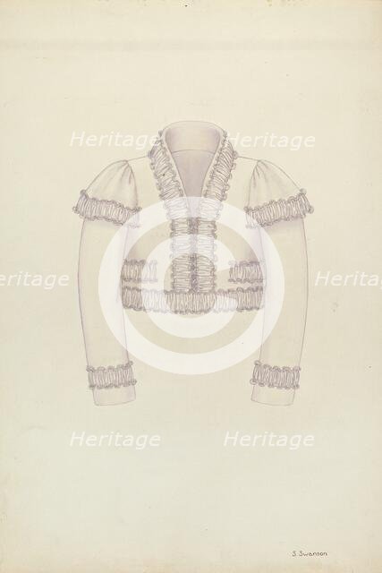 Man's Bolero, c. 1936. Creator: Syrena Swanson.