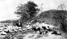 Pictures from the Royal Academy: The Morning's Inspection - T. Sidney Cooper, R.A., 1895. Creator: George Meisenbach.