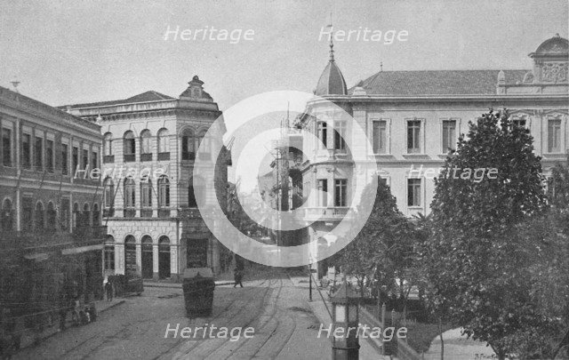 'Largo S. Bento', 1895. Artists: Wilhelm Gaensly, Rudolf Friedrich Fra.