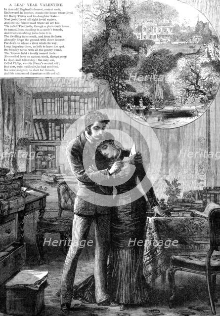 A Leap-Year Valentine, 1880. Creator: Unknown.