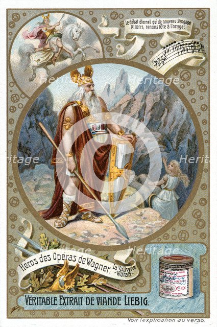 Odin, 1890-1910. Artist: Delitz