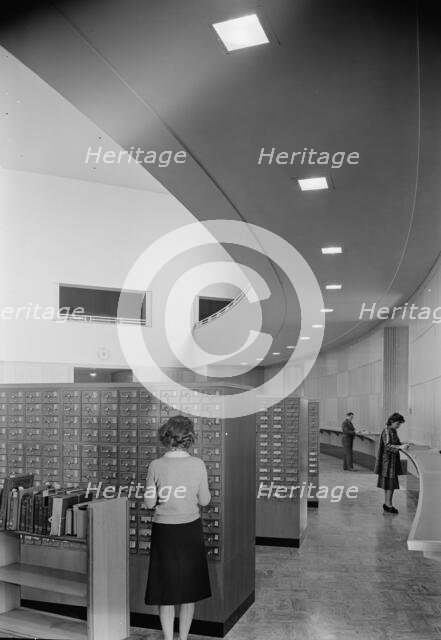 Brooklyn Public Library (Ingersoll Memorial), Prospect Park Plaza, New York, 1941. Creator: Gottscho-Schleisner, Inc.