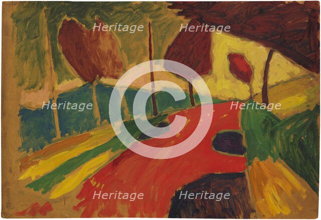 Murnau Landscape, 1909. Creator: Javlensky; Alexei; von (1864-1941).