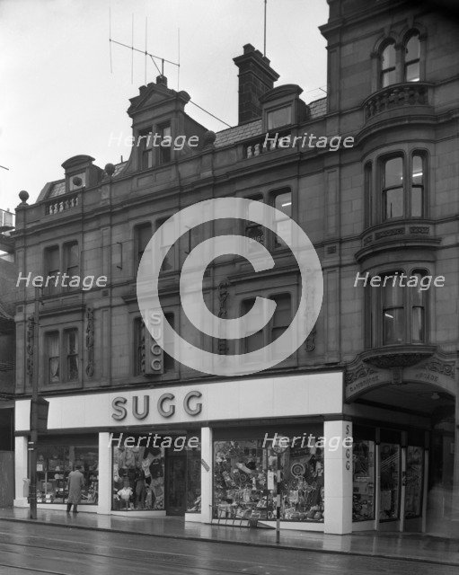 Sugg Sport, Pinstone Street store, Sheffield, South Yorkshire, 1960.  Artist: Michael Walters