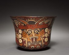 Bowl with Costumed Being, 100 BC-700. Creator: Unknown.